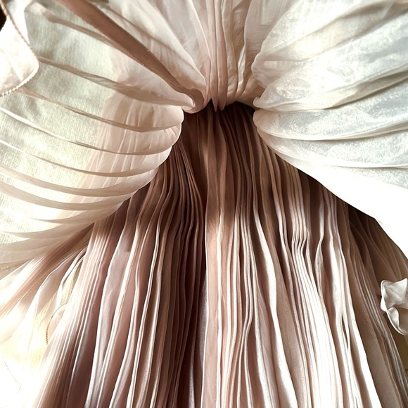 strapless pleated wave dress - Picture 5 of 15